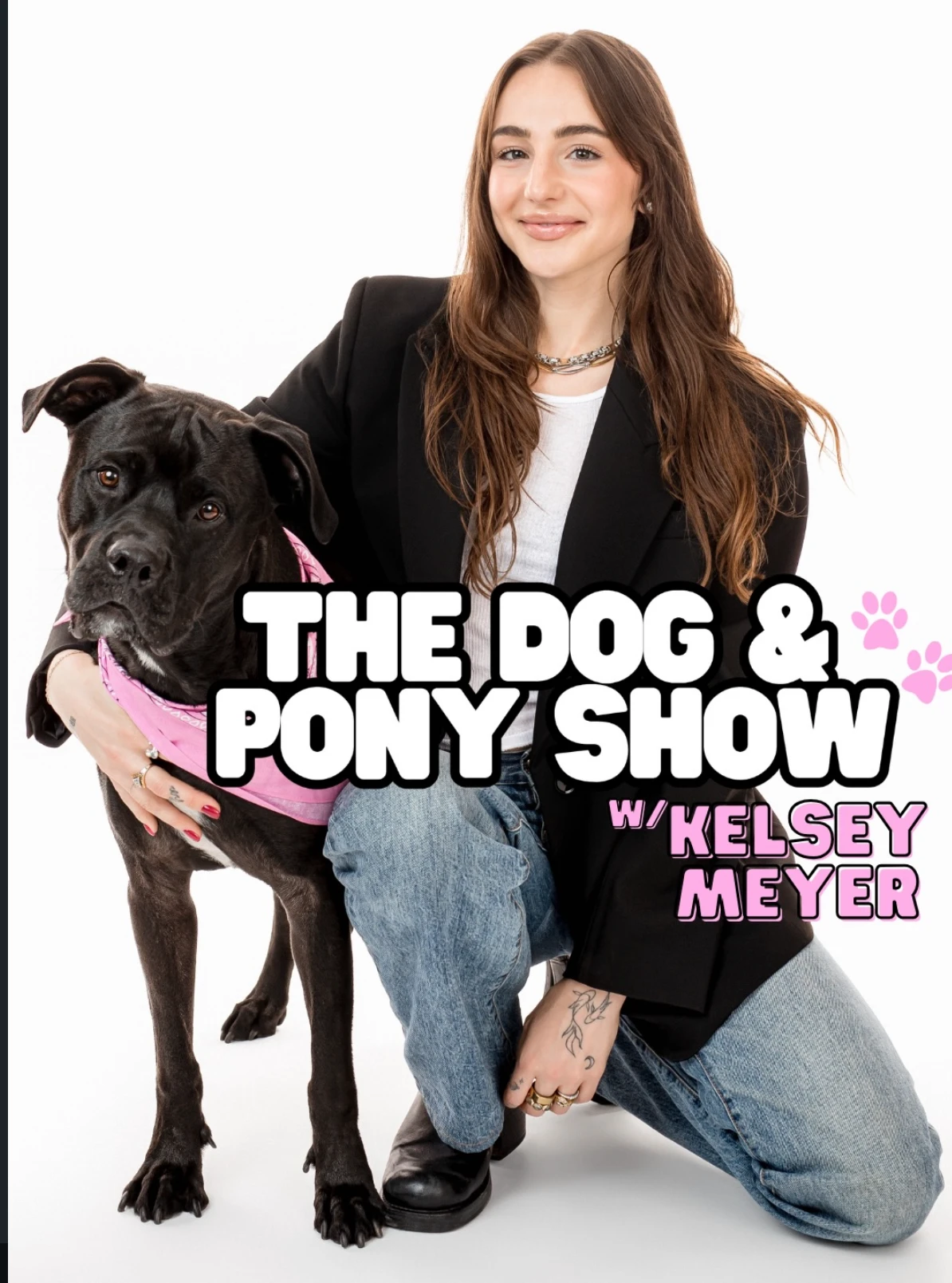 Kelsey Meyer of The Dog and Pony Show with her rescue dog